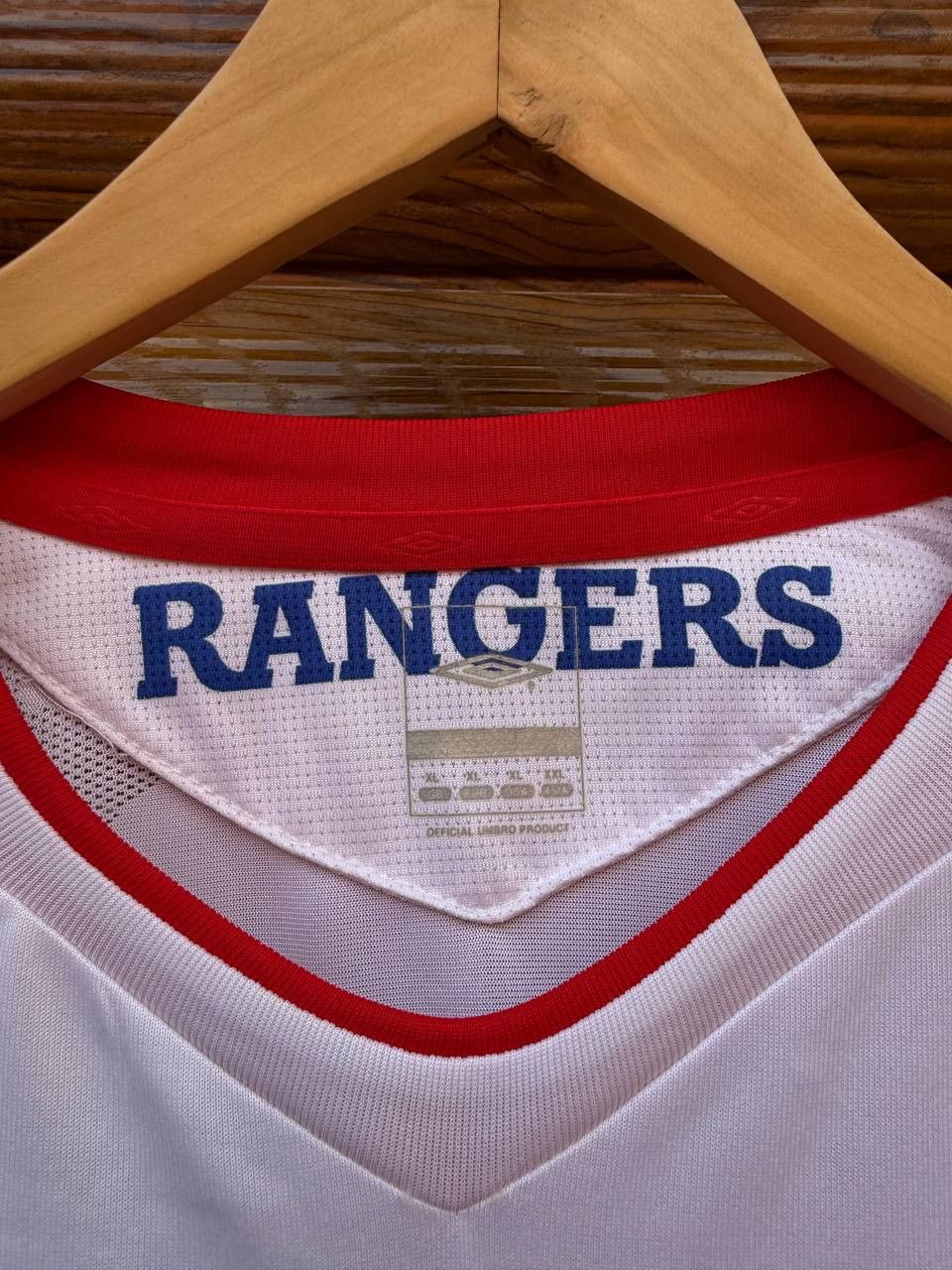 Umbro Rangers Glasgow Home Football Shirt Umbro Soccer Jersey Size US XL / EU 56 / 4 - 4 Thumbnail