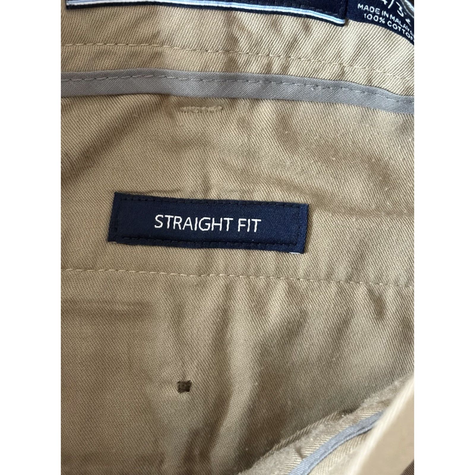 Bonobos Bonobos Weekday Warrior Chino Pants Mens 34x32 Khaki Beige Flat Front Straight Fit Casual Business Mens Size US 34 / EU 50 - 5 Thumbnail
