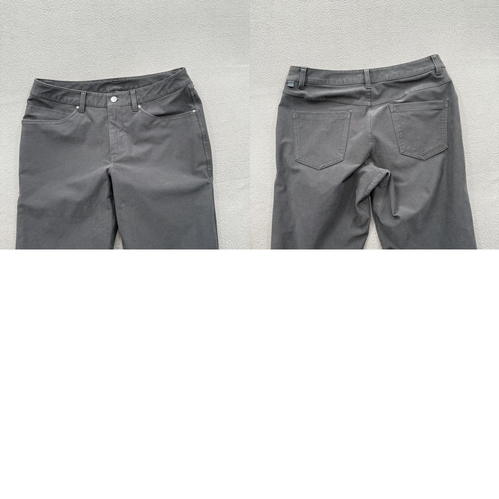 Lululemon Lululemon ABC Pants Mens 31 Gray Five-Pocket Slim Fit Chino Casual Stretch Wearable Light Logo Minor Details N/A Size US 31 - 8 Thumbnail