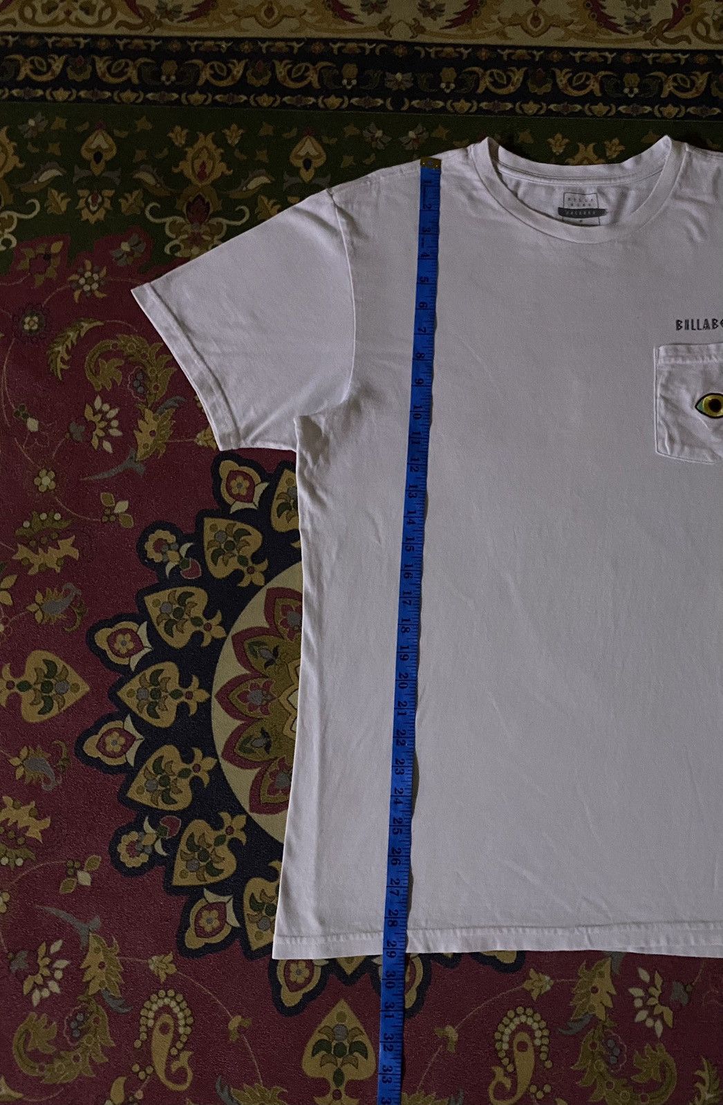 Billabong × Japanese Brand Billabong Single Pocket Over Print Scorpions Back Side Tee Size US L / EU 52-54 / 3 - 9 Thumbnail