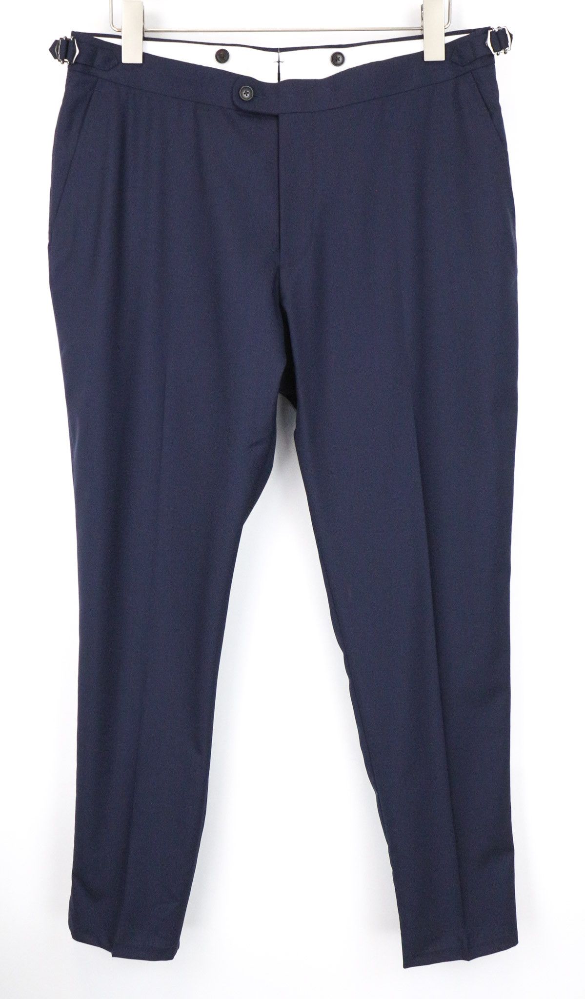 Suitsupply LA SPALLA UK46S Blue Wool 2 Piece Suit 74948 Size 46S - 3 Thumbnail