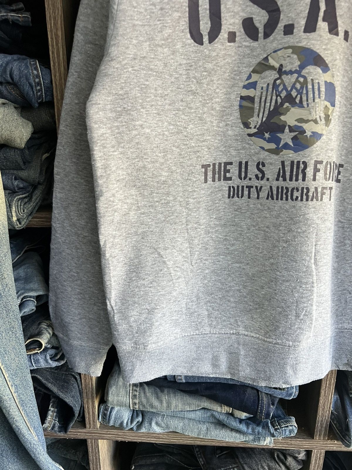Other 🔥Freesual American Spirit USAF Crewneck Sweatshirt Size US M / EU 48-50 / 2 - 6 Thumbnail