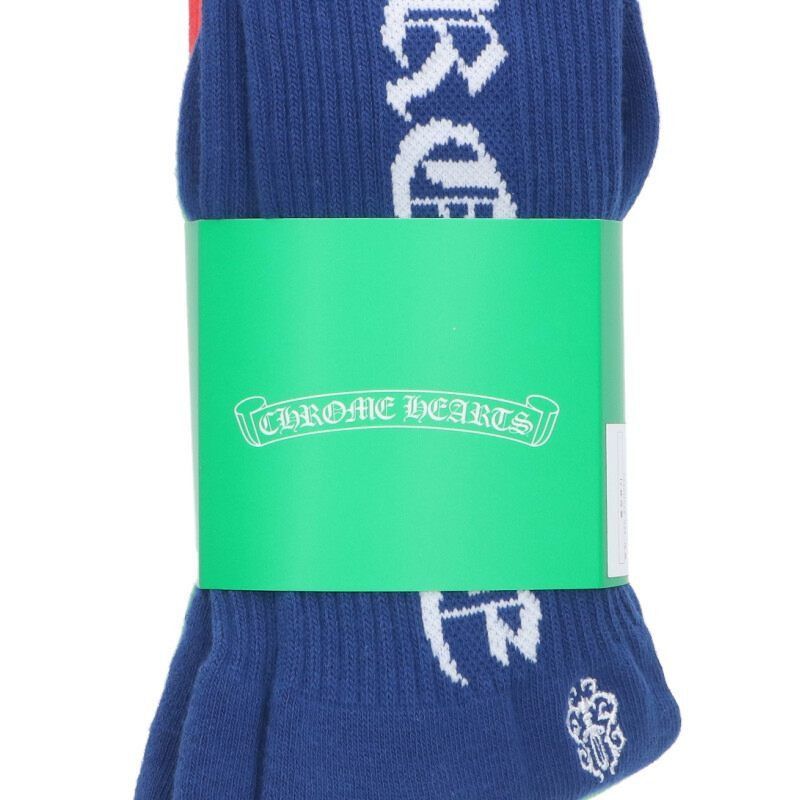 Chrome Hearts CHROME HEARTS Old English 3-Pair Socks Set Size ONE SIZE - 3 Thumbnail