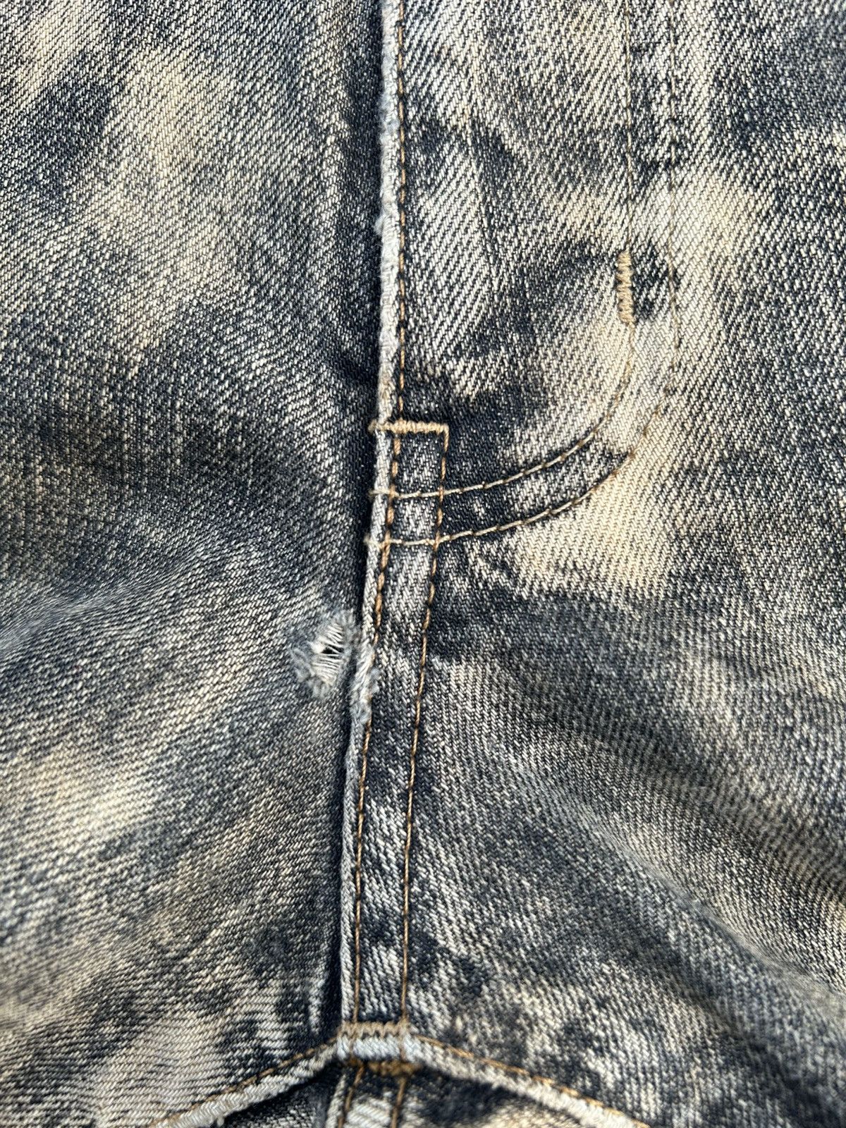Kapital Thrashed Vintage Wrangler Rusty Denim Jeans Size US 32 / EU 48 - 9 Thumbnail