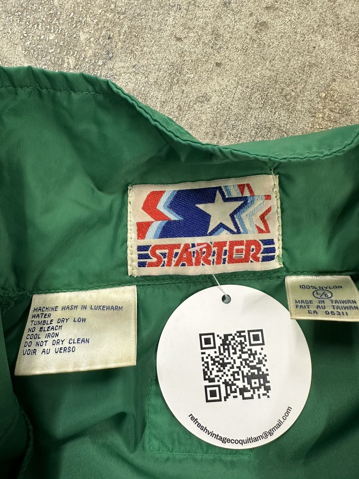 Starter Vintage 80s Starter Saskatchewan Rough Riders CFL Jacket Size US L / EU 52-54 / 3 - 16 Thumbnail