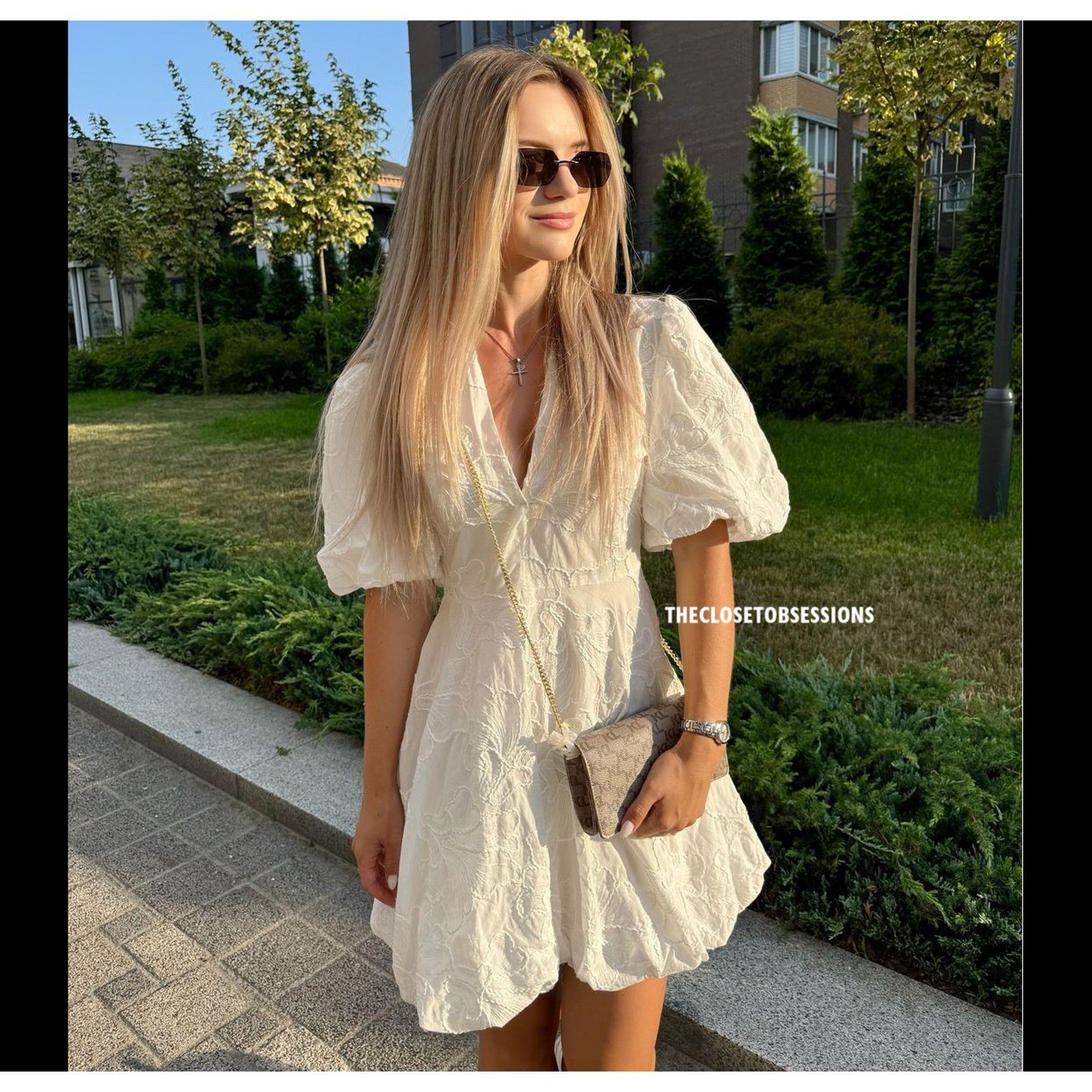 Zara RARE!!! ZARA BLOGGER FAVE!!! Balloon Hem Mini Dress NWT Size L / US 10 / IT 46 - 16 Thumbnail
