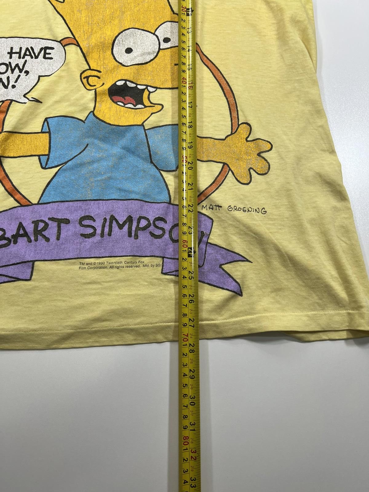 Unknown London Vintage 1990 Yellow Bart Simpson Tank Top don’t have a cow Size US L / EU 52-54 / 3 - 4 Thumbnail