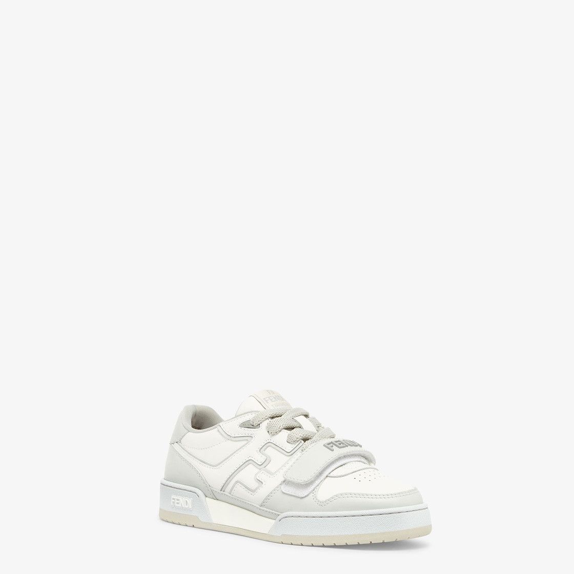 Fendi o1w1db10525 Match Sneakers in Grey/White Size US 7 / IT 37 - 2 Thumbnail
