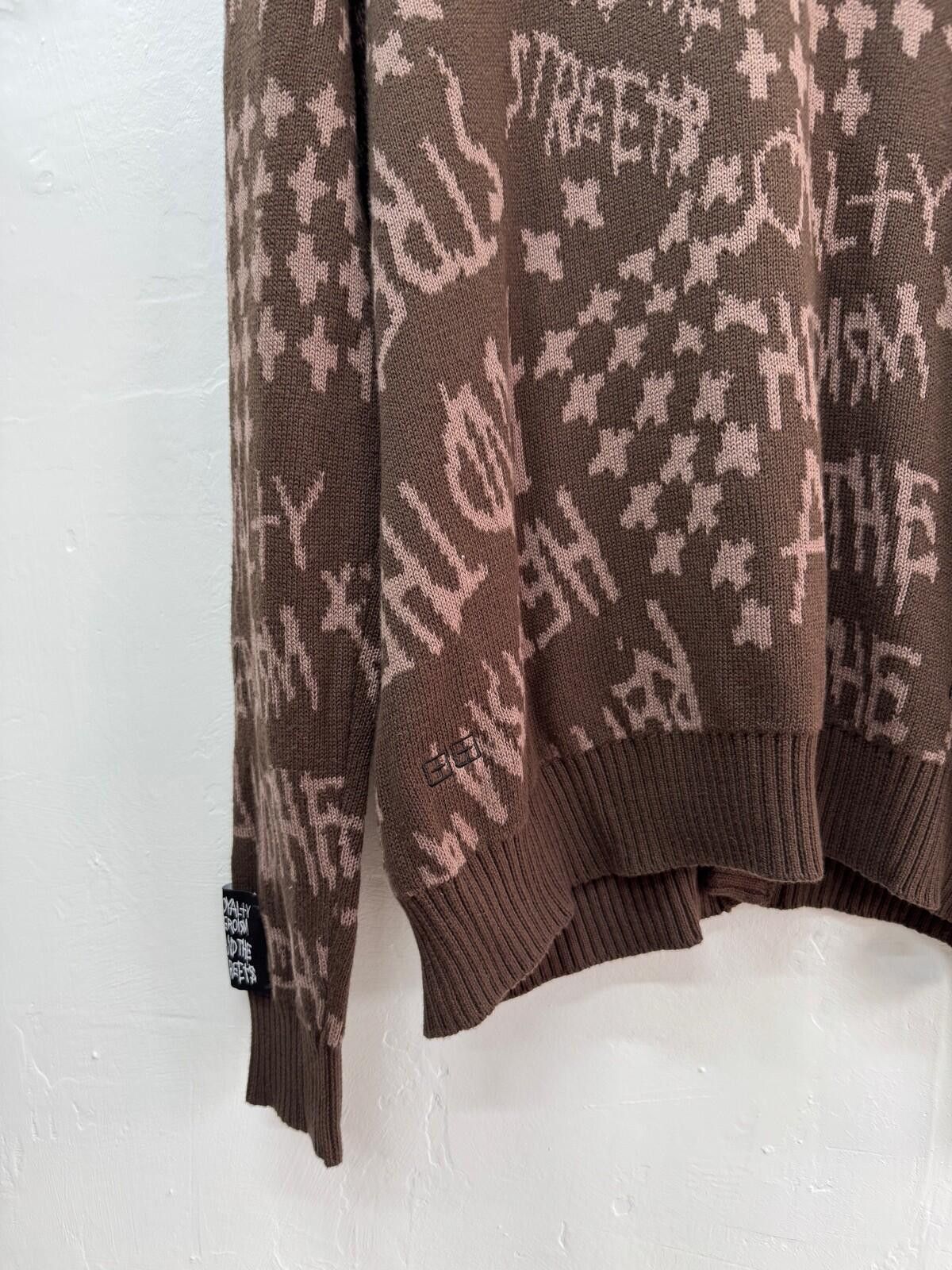 Ksubi new Ksubi mens heroism cardigan knit jumper brown medium 1 Size US M / EU 48-50 / 2 - 7 Thumbnail