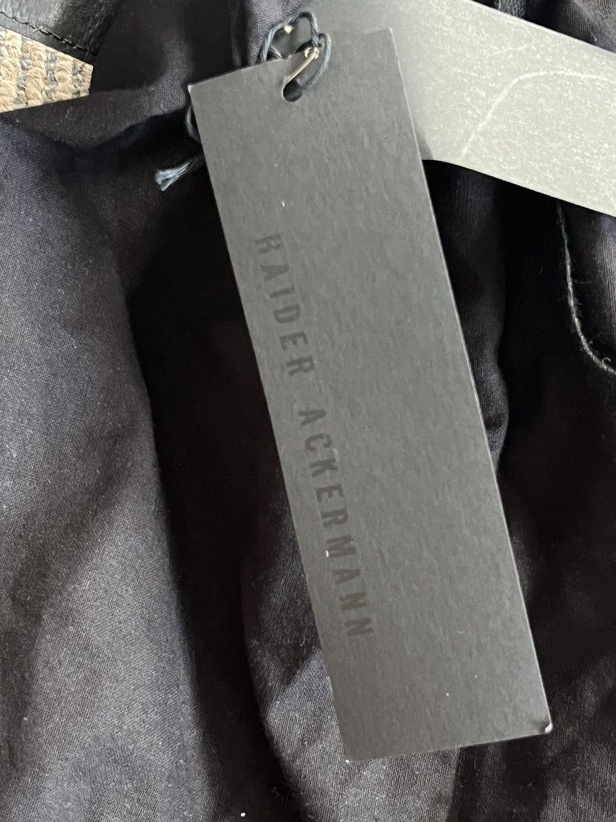 Haider Ackermann SS17 Blue Stripe Fabric Belt Size 28 - 5 Thumbnail