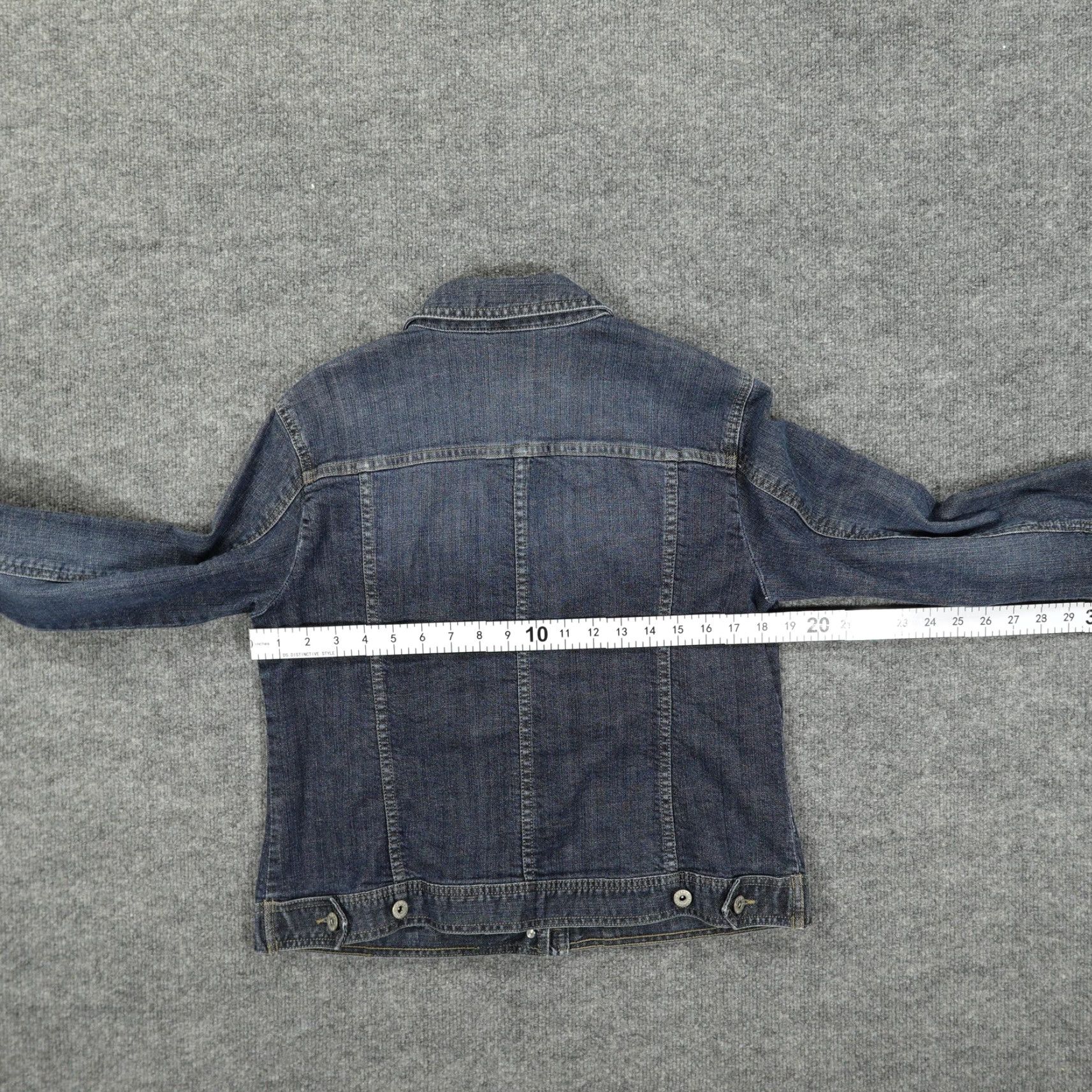 Vintage VINTAGE Chicos Platinum Jacket Womens Size 1 Blue Denim Trucker Button Front Stretch Size XS / US 0-2 / IT 36-38 - 5 Thumbnail