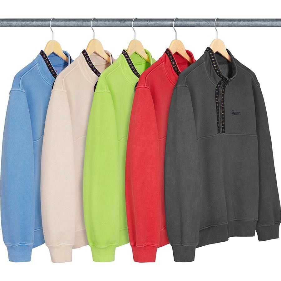 Supreme Supreme Overdyed Half Zip Sweatshirt Size US M / EU 48-50 / 2 - 5 Thumbnail