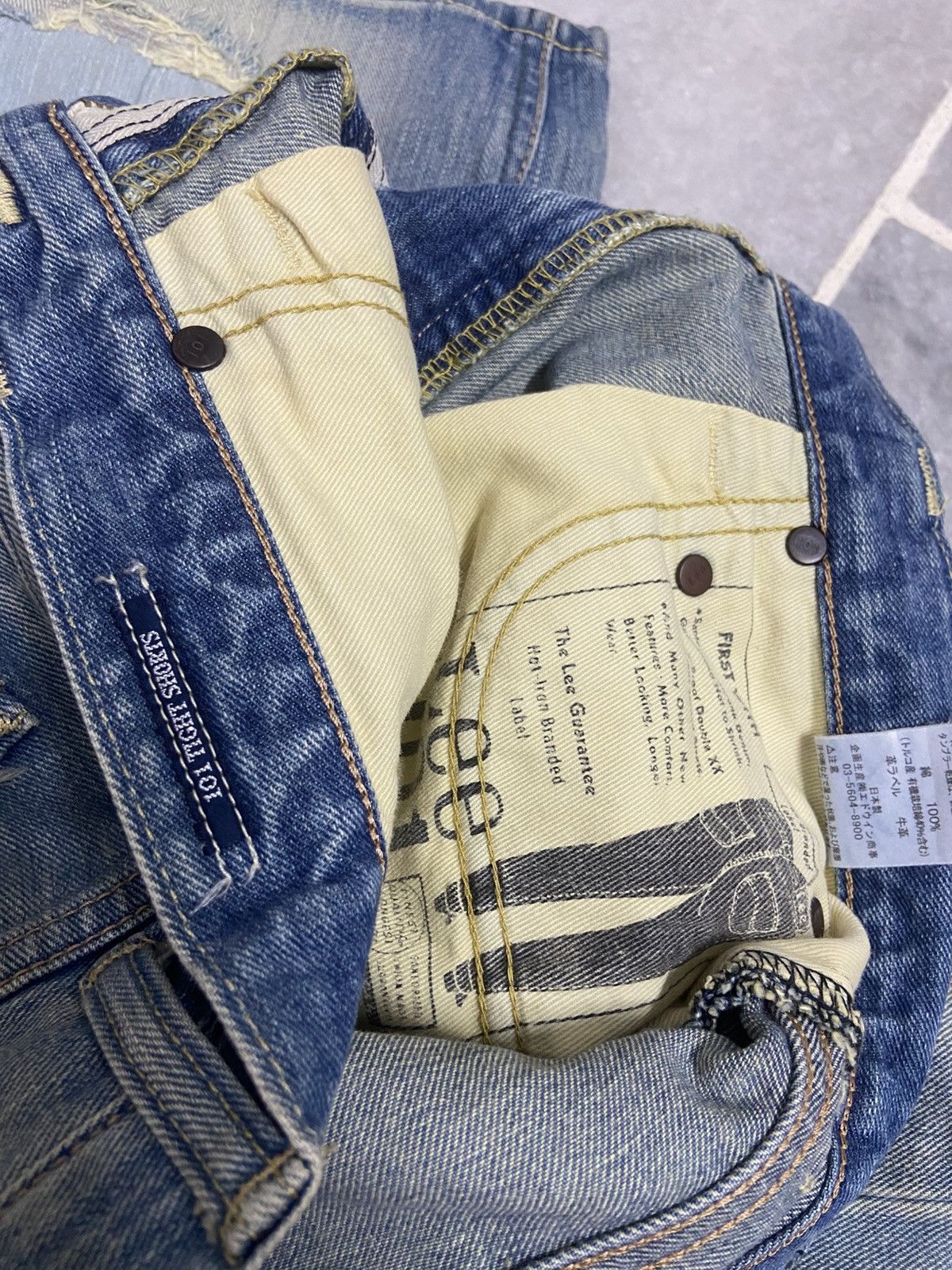 Lee Vintage Lee 101 Short Streetwear denim archive Size US 30 / EU 46 - 9 Thumbnail