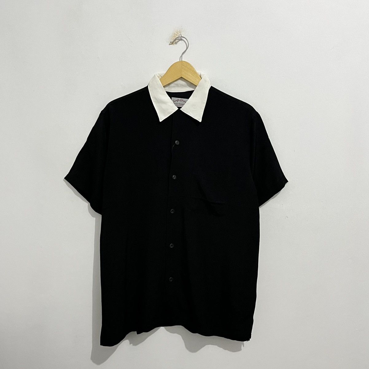 Issey Miyake Jungle Storm Tiger Embroidered Shirt - Black White Accents Size US L / EU 52-54 / 3 - 4 Thumbnail