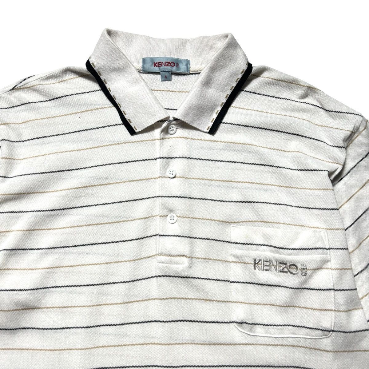 Kenzo Vintage Kenzo Embroidery Logo Polos Size US M / EU 48-50 / 2 - 2 Thumbnail
