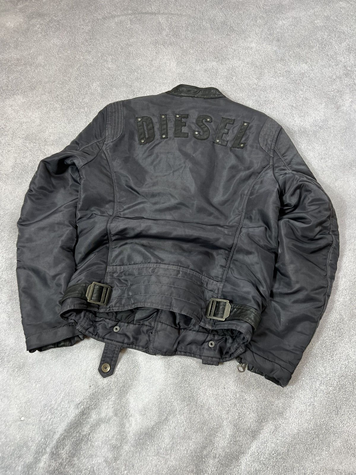 Diesel VTG Yohji Yamamoto Style Cropped Kanye Boxy Jacket Size US S / EU 44-46 / 1 - 14 Thumbnail