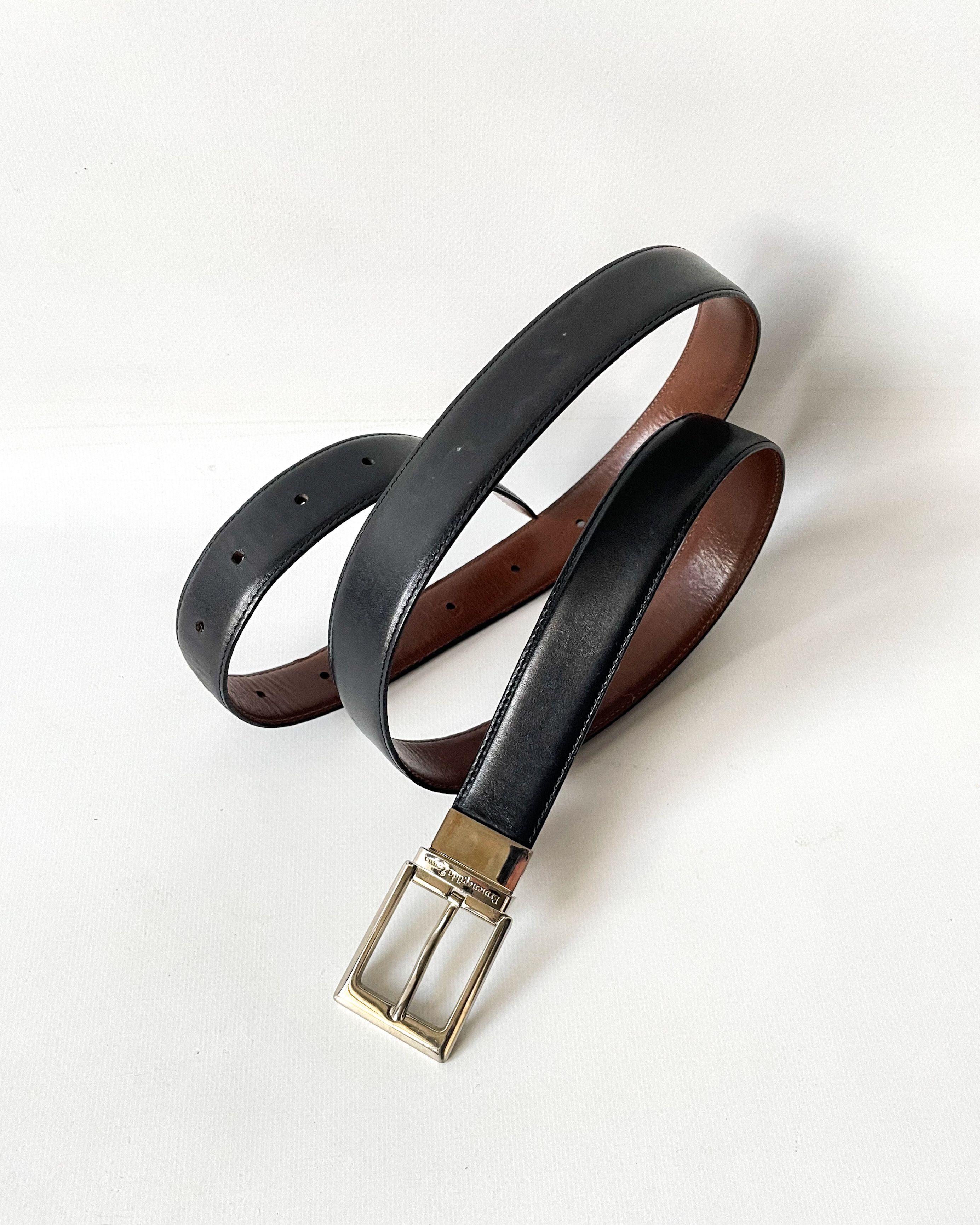 Ermenegildo Zegna Ermenegildo Zegna Reversible Leather Belt Size 40 - 1 Thumbnail