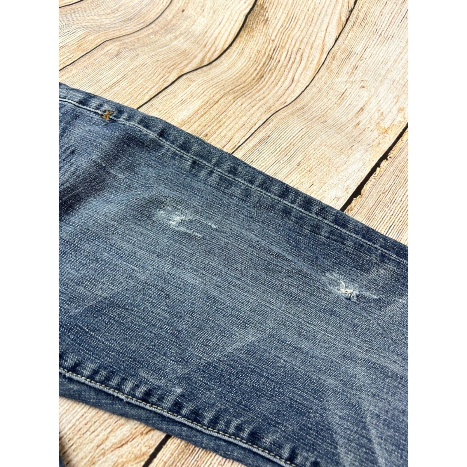 Vintage Cowgirl Tuff Jeans Women Denim Blue 27x35 Bootcut Pockets Embroidered Logo Light Wash Regular 27 Inclusive Size 27" / US 4 / IT 40 - 4 Thumbnail