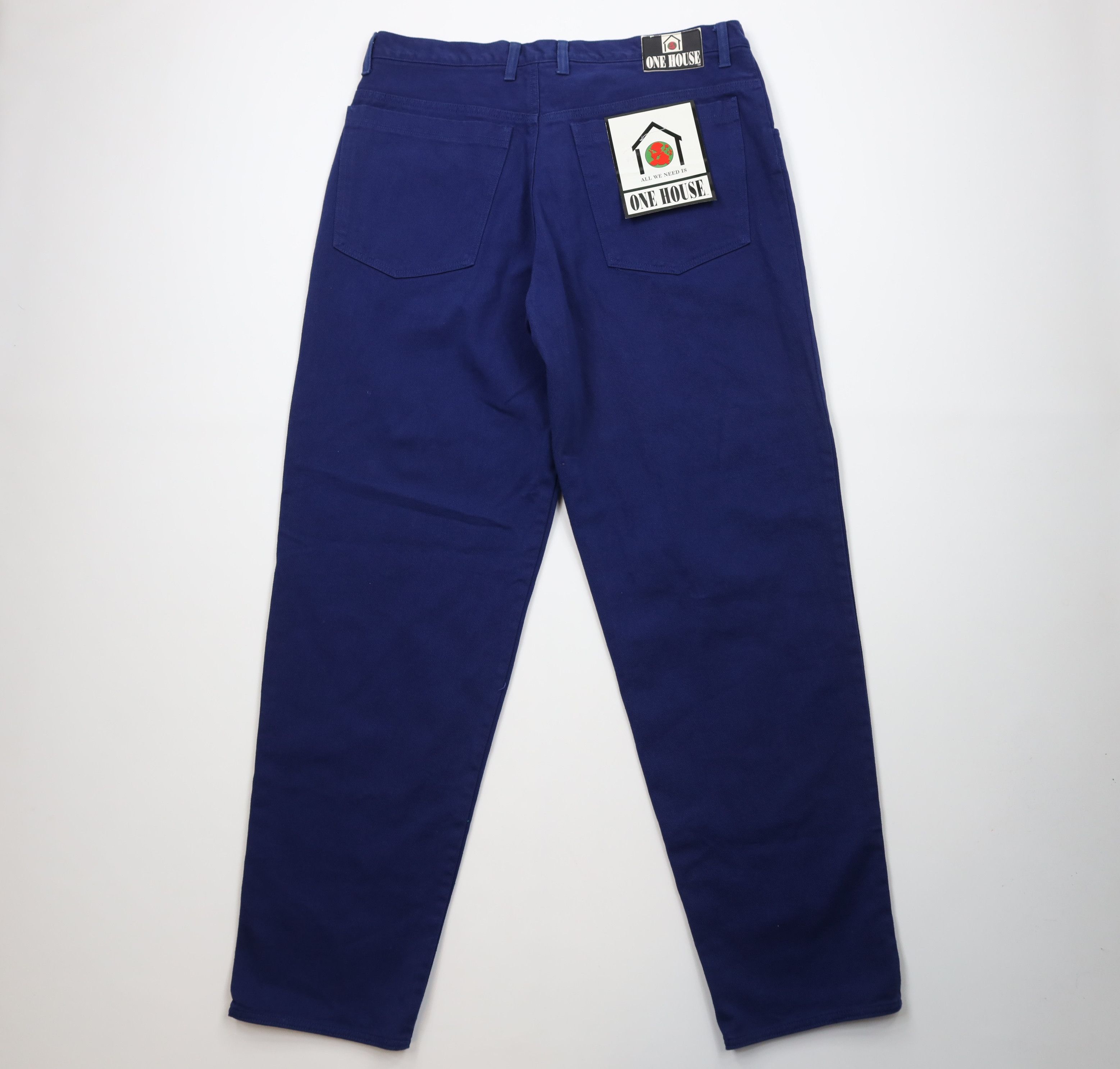 Vintage Deadstock Vintage 90s Streetwear Skateboard Denim Jeans Blue Size US 40 / EU 56 - 9 Thumbnail