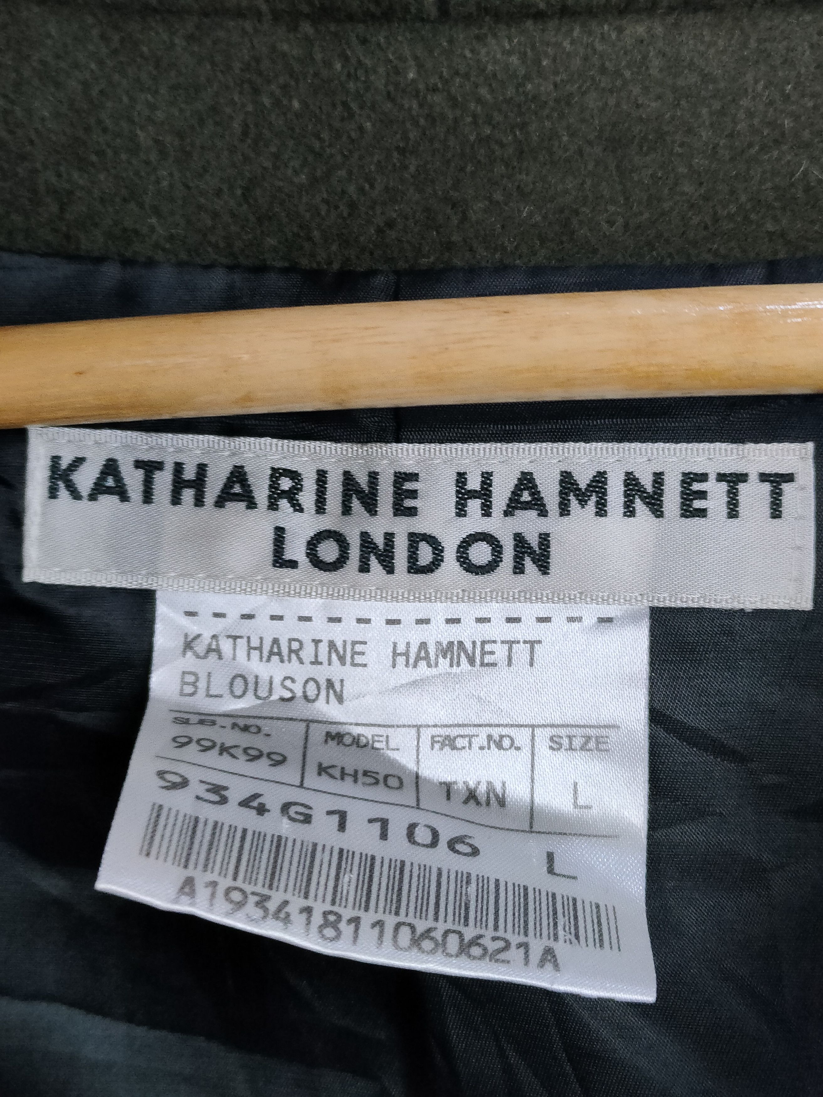 Katharine Hamnett London Katharine Hamnett London Stylish Wool Jacket Size US S / EU 44-46 / 1 - 6 Thumbnail