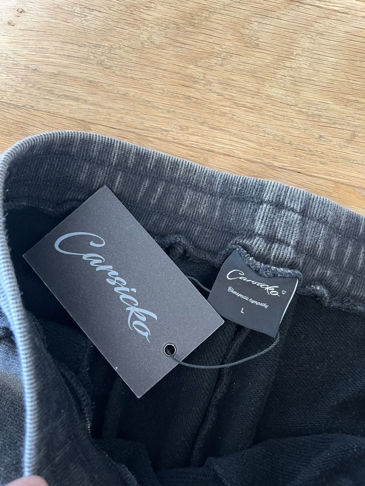 Carsicko Carsicko Faded Gray wide leg sweatpants with drawstring Size US 32 / EU 48 - 3 Thumbnail