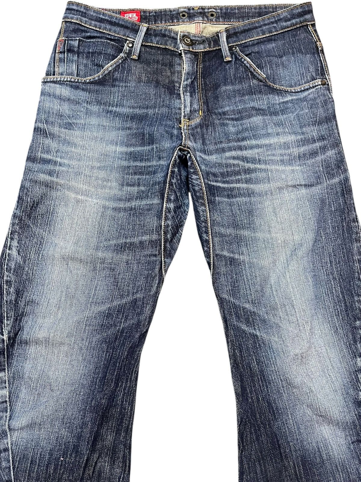 Edwin Vintage Edwin Blue Trip Twisted Leg Denim Size US 32 / EU 48 - 2 Thumbnail