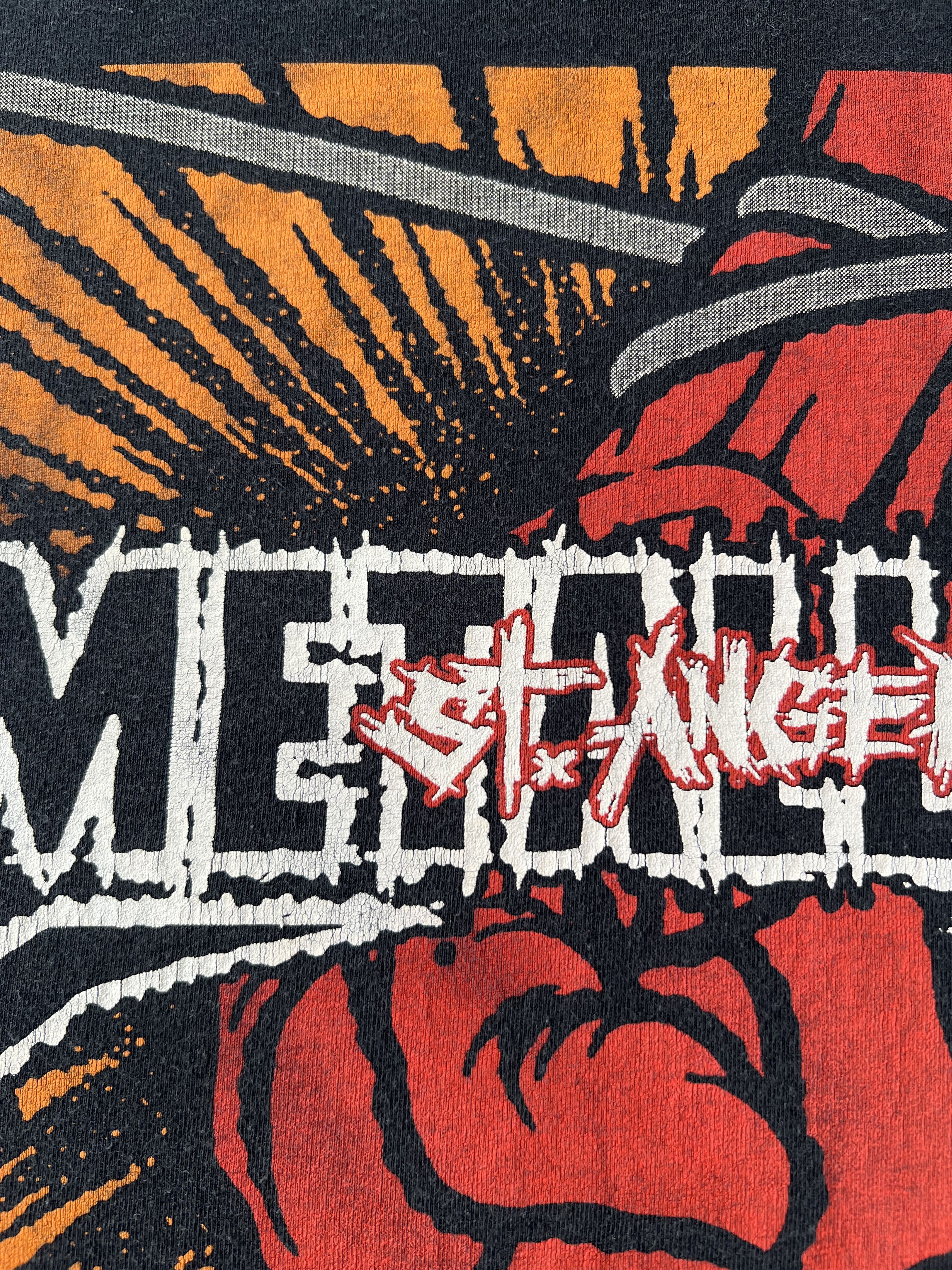 Band Tees Vintage 2000s Metallica St. Anger Tour Black T-shirt Size US L / EU 52-54 / 3 - 4 Thumbnail