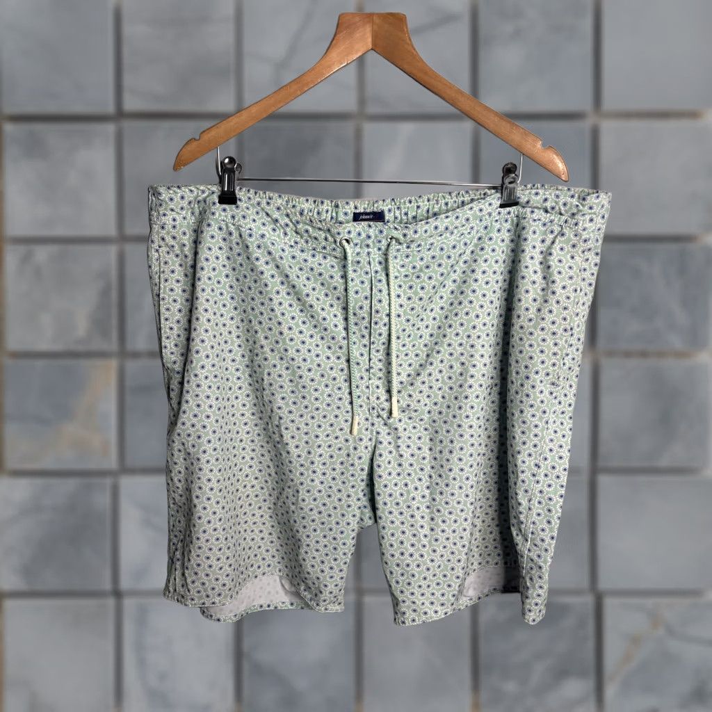 johnnie-O Johnnie-O Swim Shorts Mens 2XL Stretch Geometric Drawstring Pool Bottom Size US 39 - 1 Thumbnail