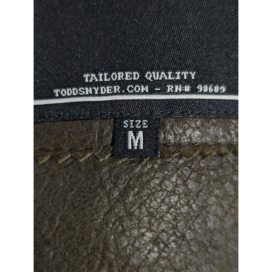Todd Snyder o1rshd1 Leather Jacket in Gray Size US M / EU 48-50 / 2 - 18 Thumbnail
