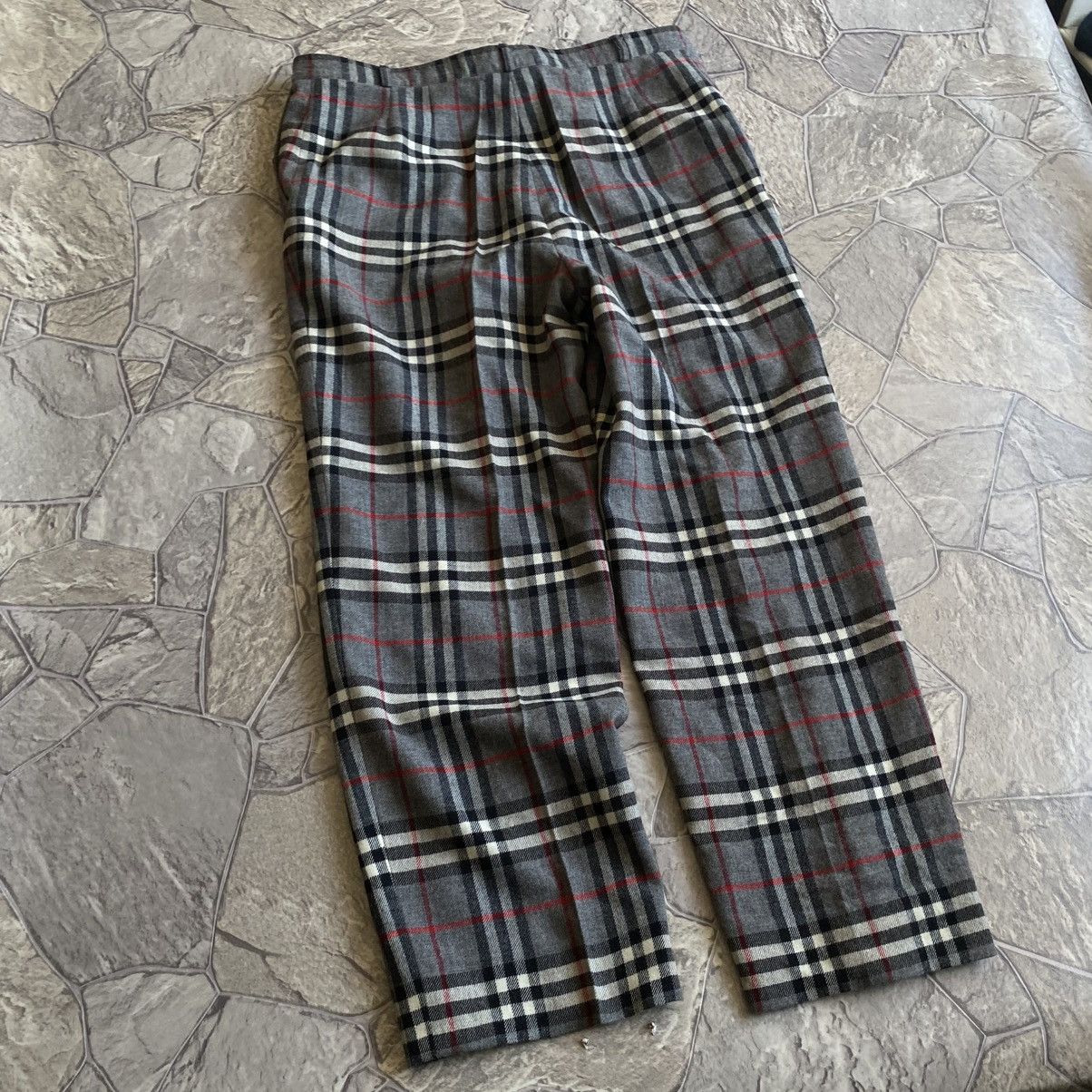 Burberry Vintage Burberrys Nova Check Wool Archival Burberry Pants Size US 34 / EU 50 - 6 Thumbnail