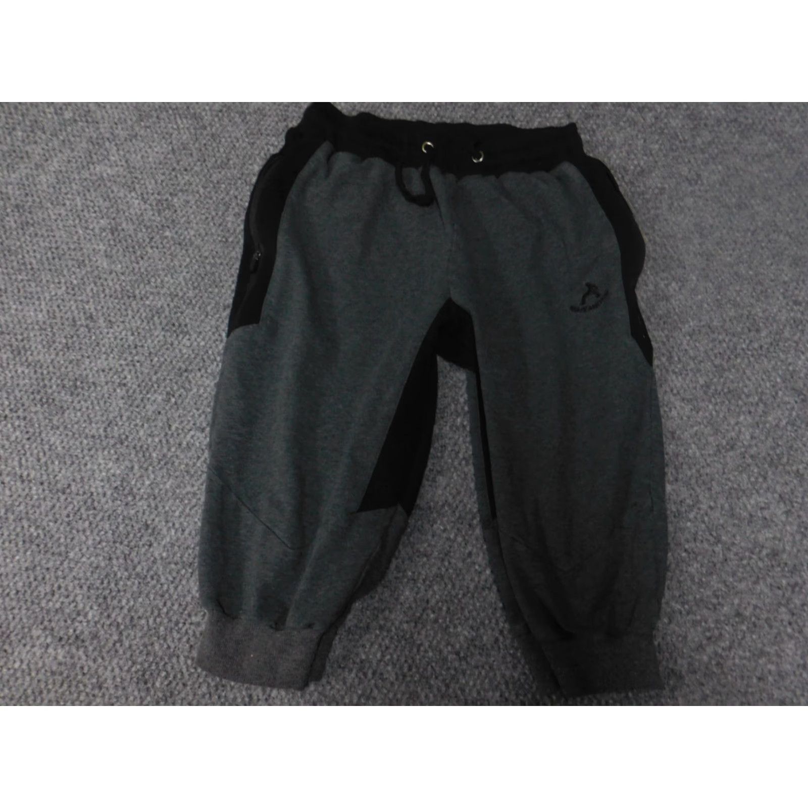 Vintage Maikanong Mens Pants M Gray Straight Knit Cotton Regular 15in Inseam Pockets Sweatpants Modern Vintage No Size US 26 / EU 42 - 2 Thumbnail