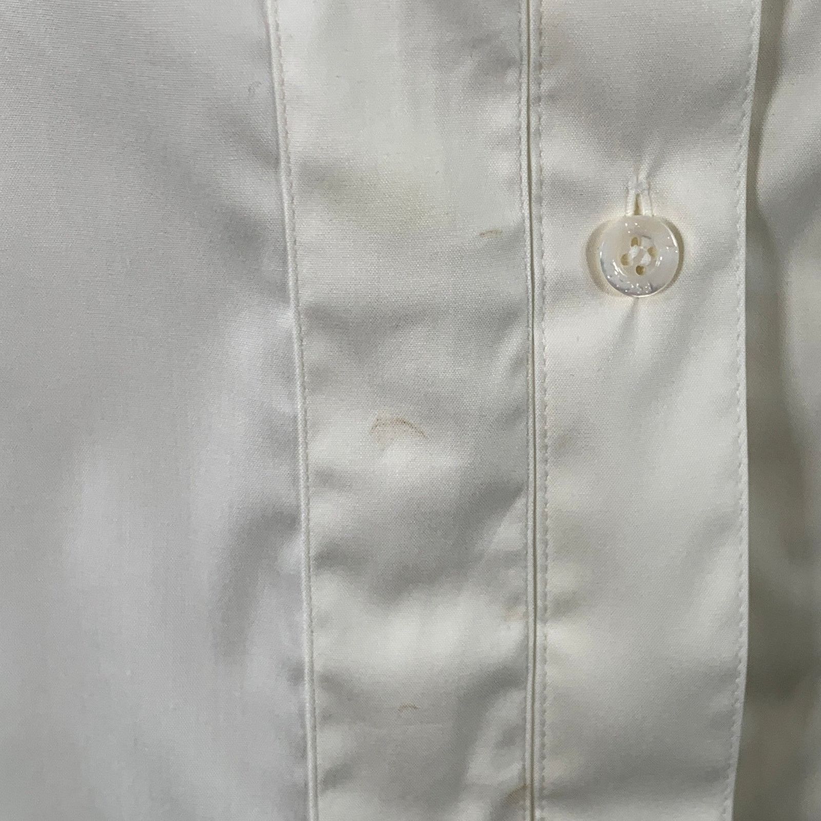 Escada ESCADA Size XL Cream Cotton Blend Pleated Sleeveless Shirt Size XL / US 12-14 / IT 48-50 - 6 Thumbnail