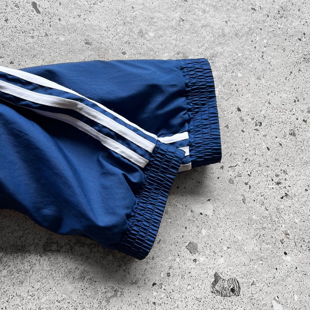 Adidas × Vintage Adidas Vintage Mens Blue Zip Jacket Long Sleeve 3-Stripes Size US L / EU 52-54 / 3 - 8 Thumbnail