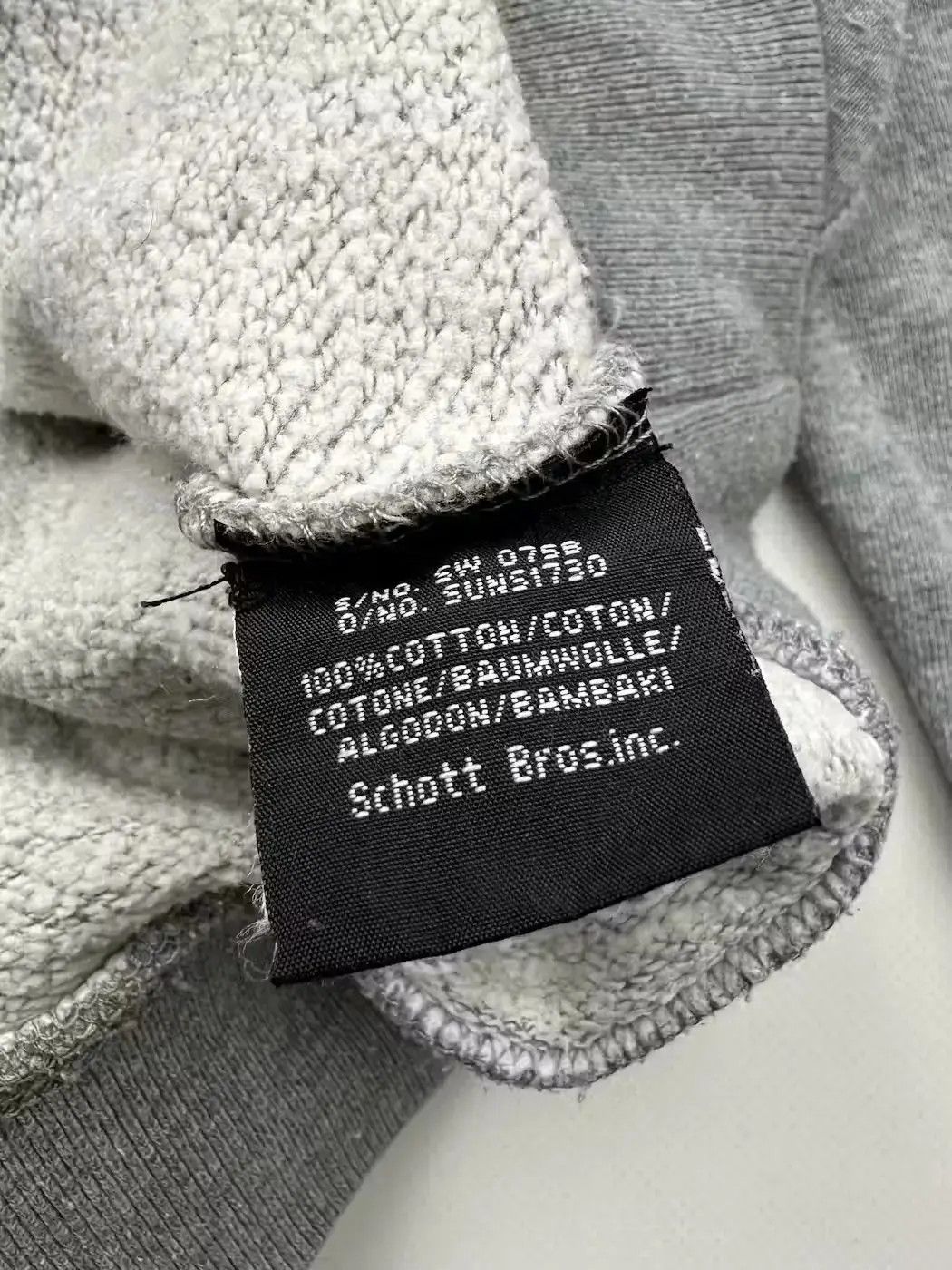 Schott Schott N.Y.C. Vintage Sweatshirt (37) Size US S / EU 44-46 / 1 - 5 Thumbnail
