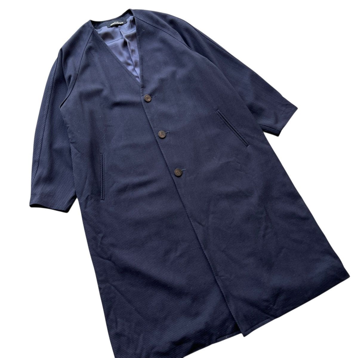Comme des Garcons Vintage Tricot Comme Des Garcons Less Colar Coat Size US M / EU 48-50 / 2 - 6 Thumbnail