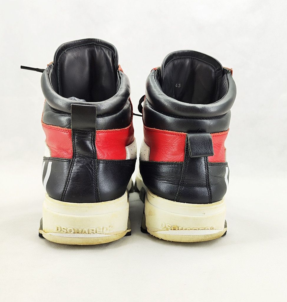 Dsquared2 DSQUARED2 icon tricolor Italy basket sneaker size 43 UK9 Size US 10 / EU 43 - 6 Thumbnail