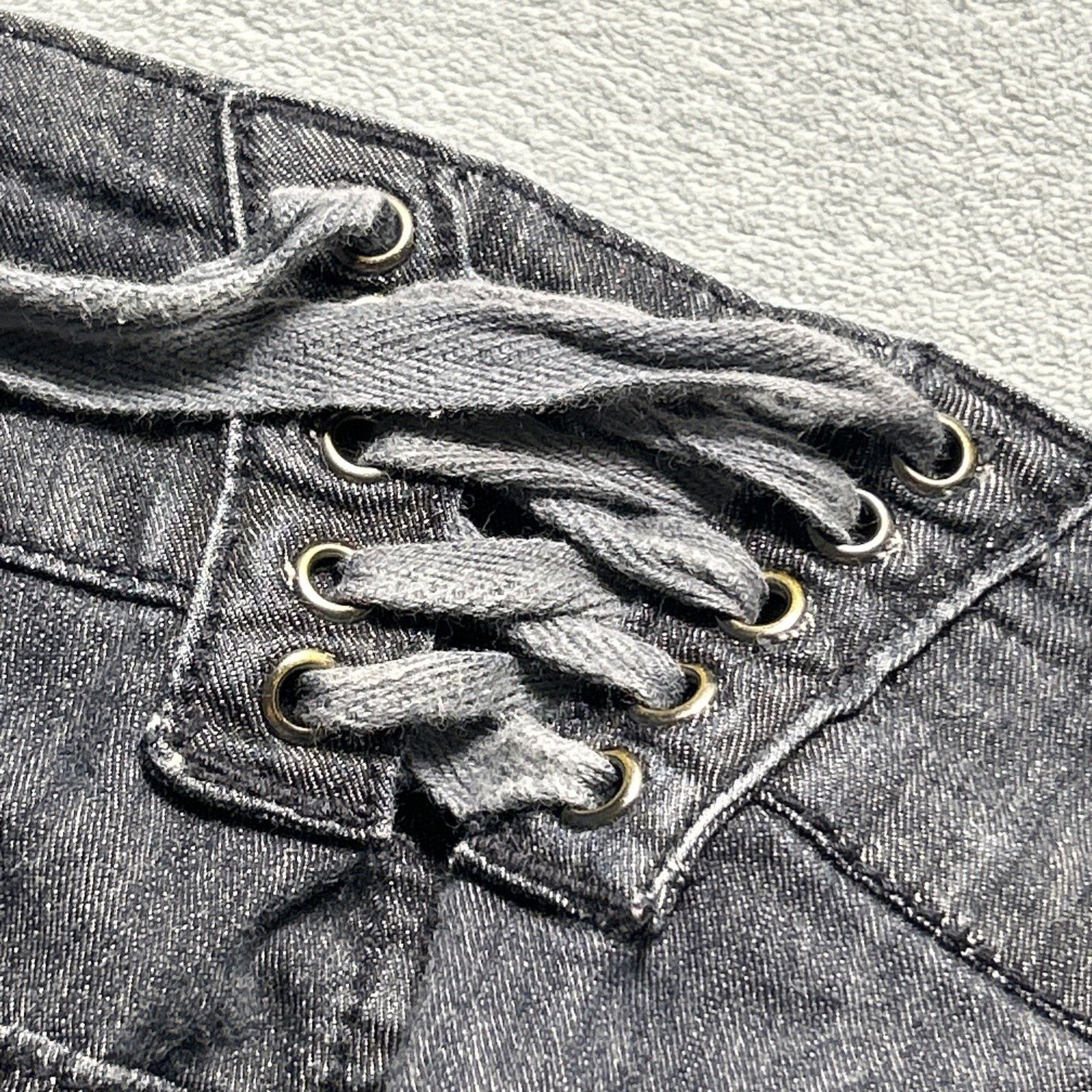 7 For All Mankind Y2k 2000s Tie Closure Beyond Baggy Jeans Womens 18 36x30 Size 36" / US 14 / IT 50 - 7 Thumbnail