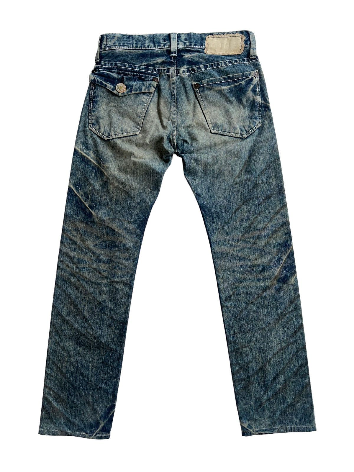 Japanese Brand Blueway Garments Rusty Jeans Size US 30 / EU 46 - 2 Thumbnail