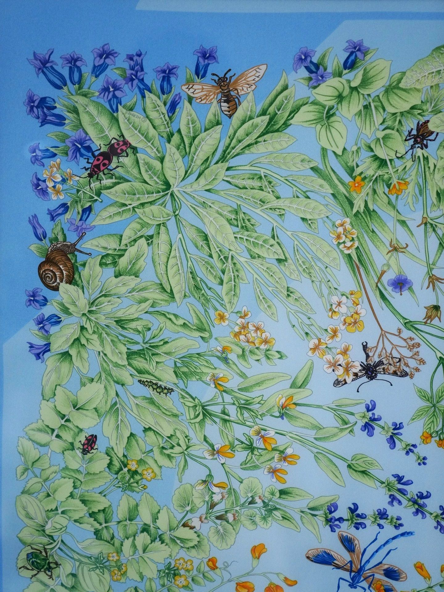 Hermes Hermes LA PRAIRIE Silk Scarf 90cm 1994/2002 Size ONE SIZE - 8 Thumbnail