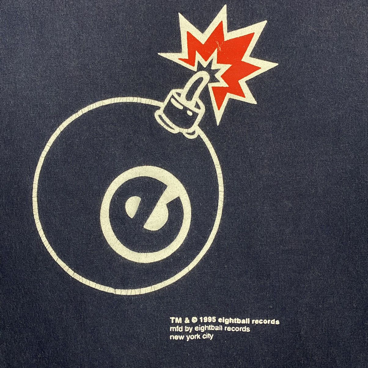 Rap Tees 1995 EIGHT BALL RECORDS NEW YORK LABEL HOUSE HIP-HOP RAPTEES Size US L / EU 52-54 / 3 - 4 Thumbnail