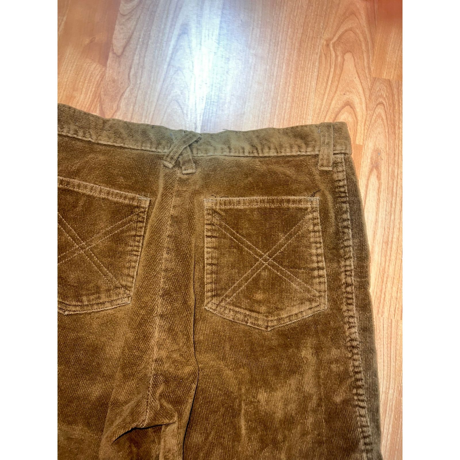 Vintage Womens Vintage Corduroy Pants Bottoms Trousers Baggy Tobias Size 32" / US 10 / IT 46 - 9 Thumbnail