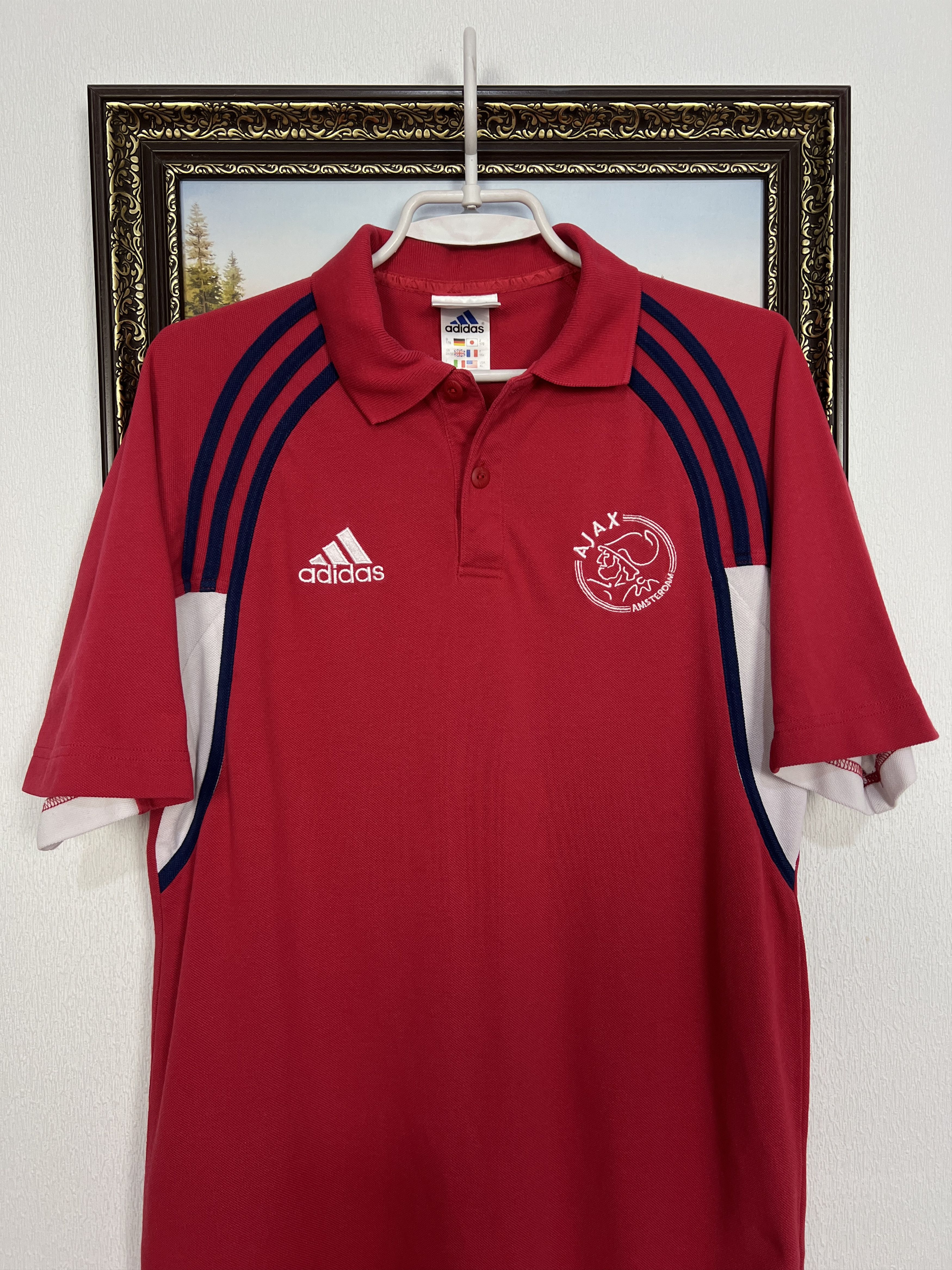 Adidas Ajax Amsterdam Football Train Polo Shirt Soccer Jersey Size US S / EU 44-46 / 1 - 2 Thumbnail