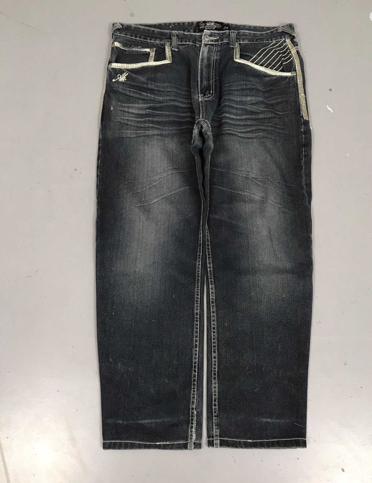 Akademiks Vintage akademiks embroidered denim Size US 38 / EU 54 - 3 Thumbnail