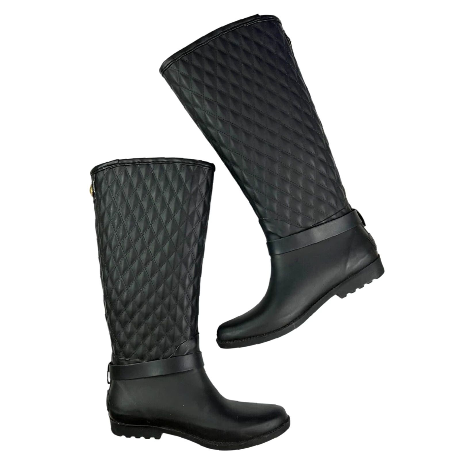 VINTAGE Guess Women's Rain Boots Size Waterproof Knee High