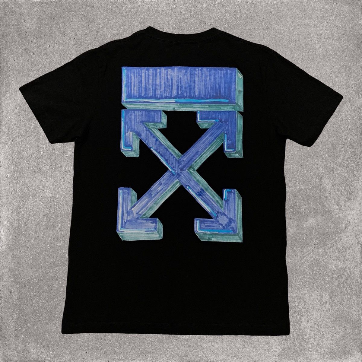 Off-White Off White Large Tee Marker Arrows Black T-Shirt Virgil Abloh Size US L / EU 52-54 / 3 - 1 Thumbnail