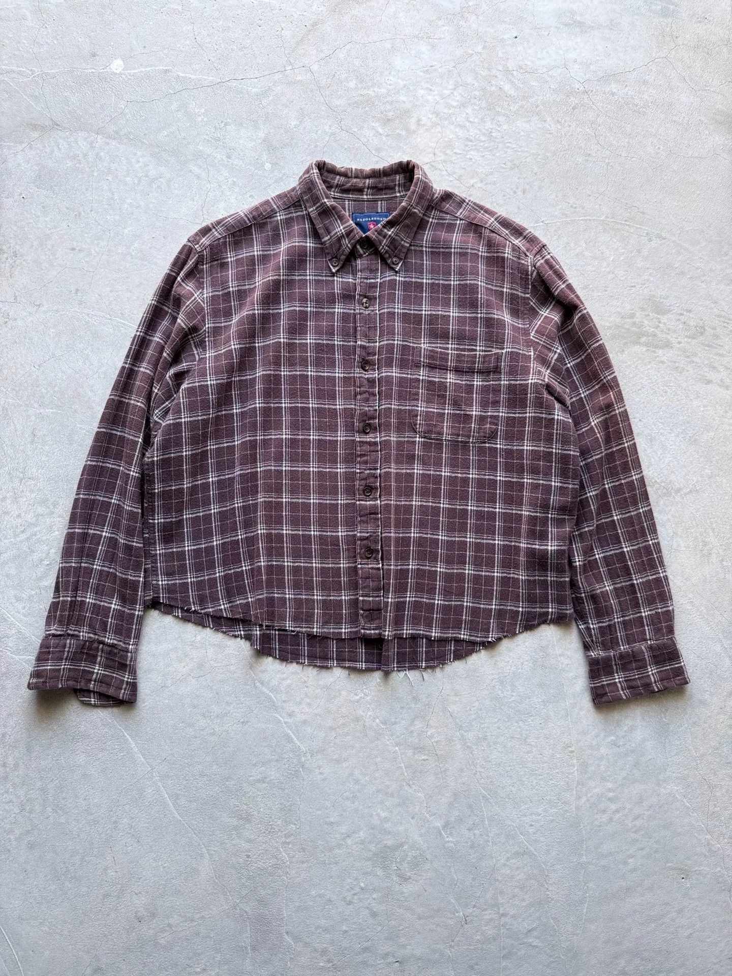 Vintage Vintage 90s Saddlebred Plaid Shirt Size US XL / EU 56 / 4 - 1 Thumbnail