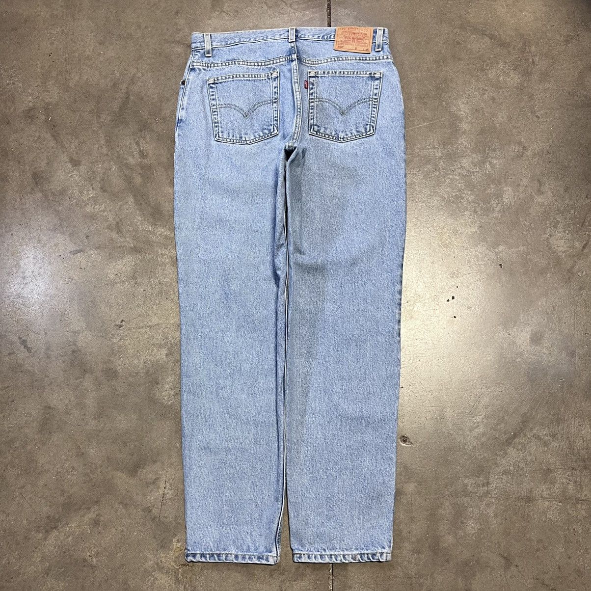 Levi's Vintage Y2K Levis 550 Denim Jeans Faded Western Regular Fit Size US 35 - 1 Thumbnail
