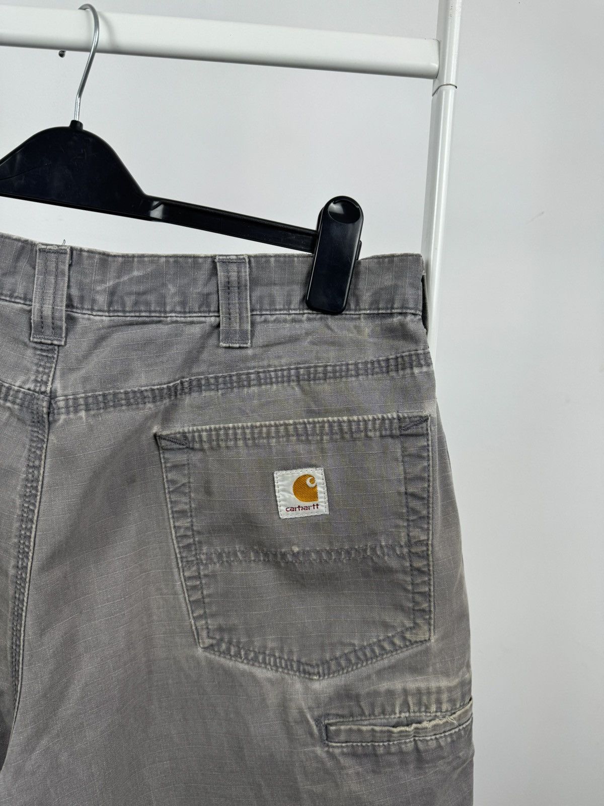 Carhartt Vintage Carhartt Cargo Faded Distressed Shorts Size US 36 / EU 52 - 1 Thumbnail