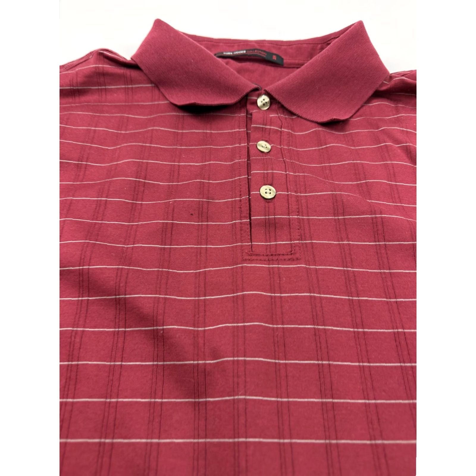 Nike Nike Tiger Woods Polo Shirt Mens XL Red Stripe NikeFIT DRY Golf Size US XL / EU 56 / 4 - 4 Thumbnail