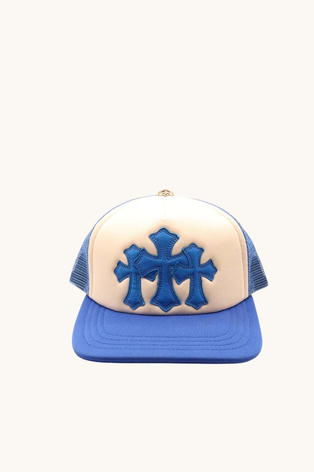 Chrome Hearts Gas station triple cross embroidered trucker hat